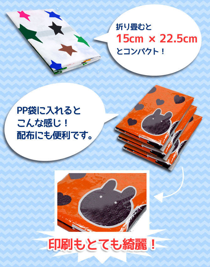 オリジナル商品「レジャーシート」制作の詳細