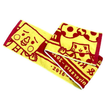 トーフくんとリボンちゃん　マフラータオル