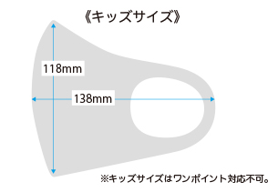 シンプルウレタンマスクのサイズ